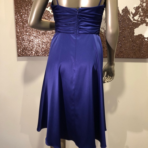 Donna Morgan Cobalt Blue Dress, sz 6 - Picture 3 of 6